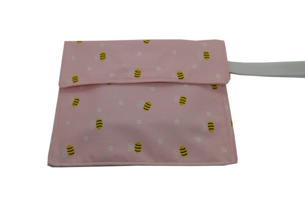 θήκη σνακ τοστ ροζ με μελισσούλες-4