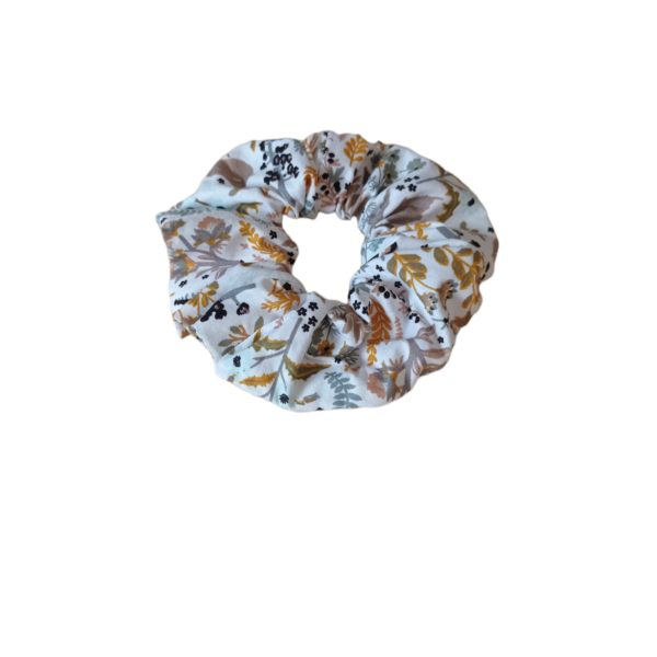 scrunchies-βαμβακερό-λευκό-φλοραλ