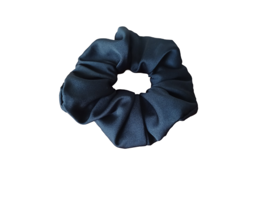 scrunchies black satin (2)